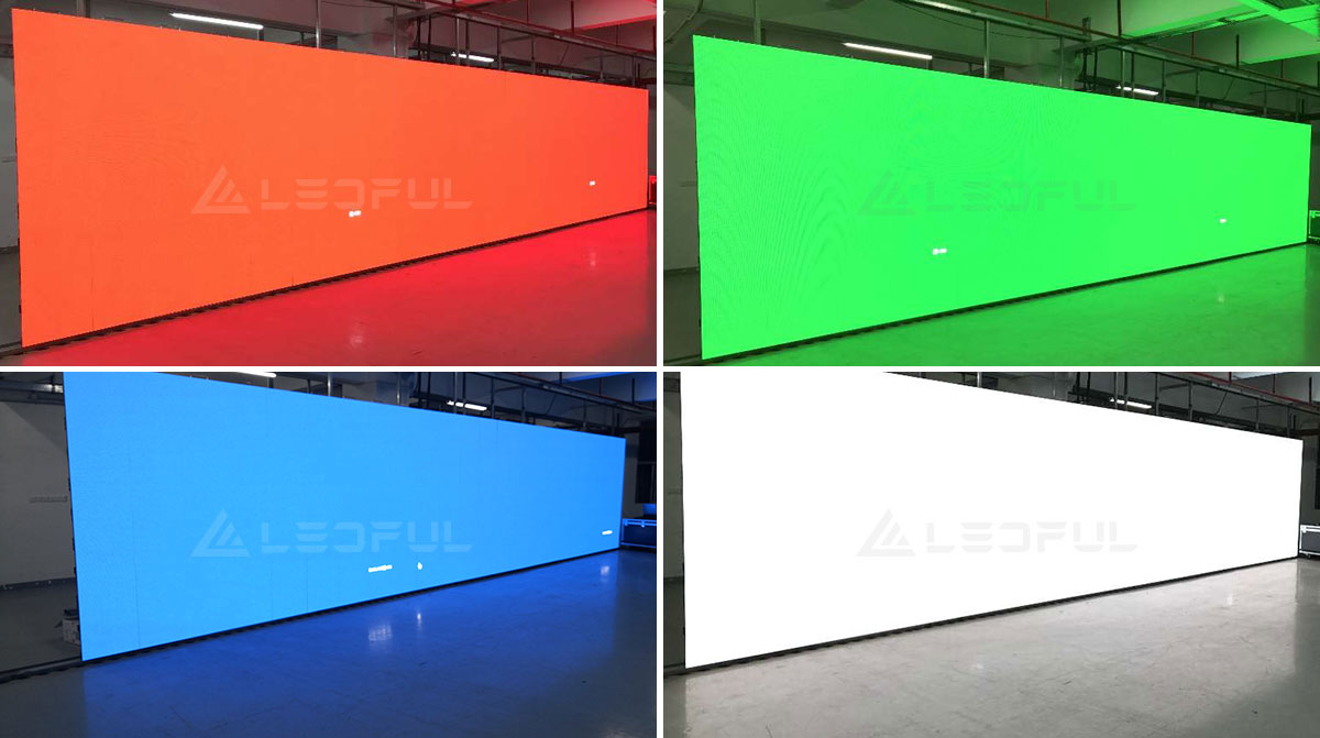 Display a LED prestazioni di invecchiamento del colore RGBW