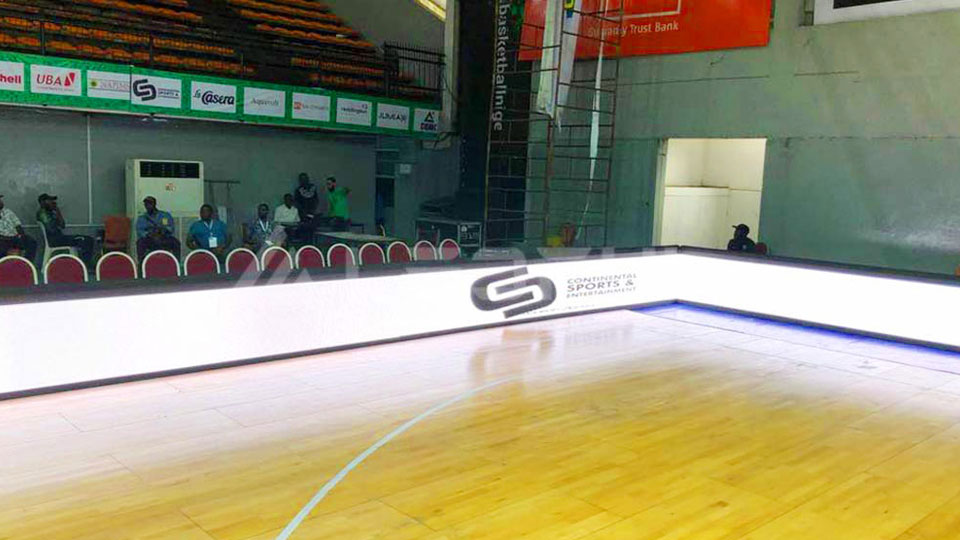 NIGERIA LAGOS National Stadium Basketball LED Perimeter Display
