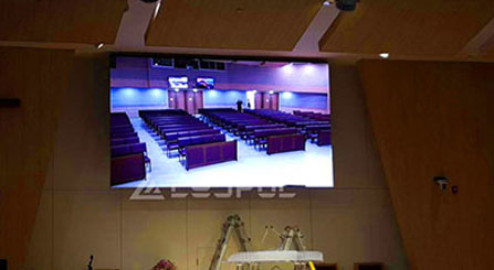 Display a LED pubblicitario per chiesa al coperto della corea del sud