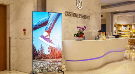 Poster a LED per centro commerciale