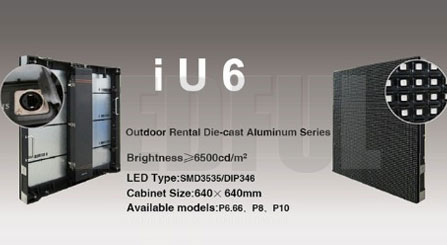 2013 LEDFUL vendita calda iU 6 -- spettacolo di eventi a noleggio all'aperto LED P