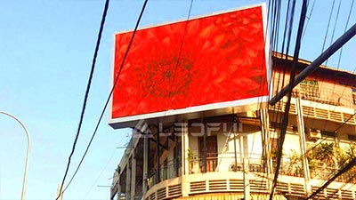 Display pubblicitario a parete per esterni cambogia
