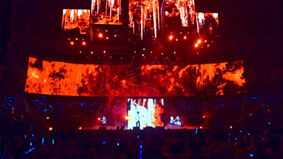 Un concerto musicale della Superstar cinese per Display A LED A noleggio Indoor