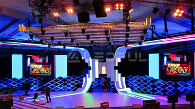 Schermo a LED per palcoscenici a noleggio per interni di hong kong