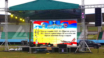 Display a LED per noleggio all'aperto della competizione di Wrestling della Mongolia