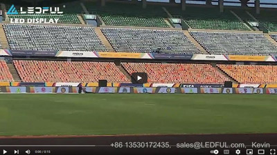 Schermo principale perimetrale all'aperto dello stadio nazionale della Tanzania 250m per il primo AFL2